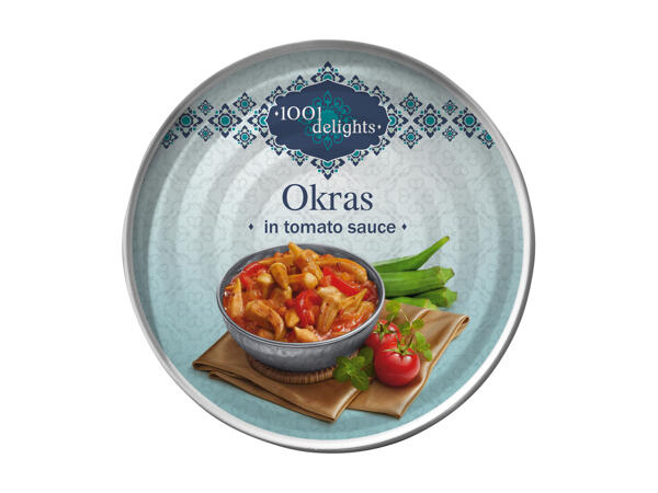 Okras in tomato sauce