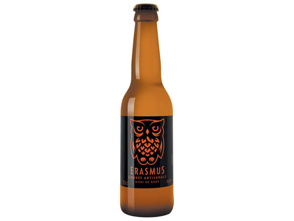 Erasmus Bière ambrée Bio