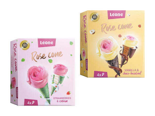 Glace rose Leone