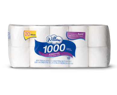 Willow 20-Roll Bath Tissue
