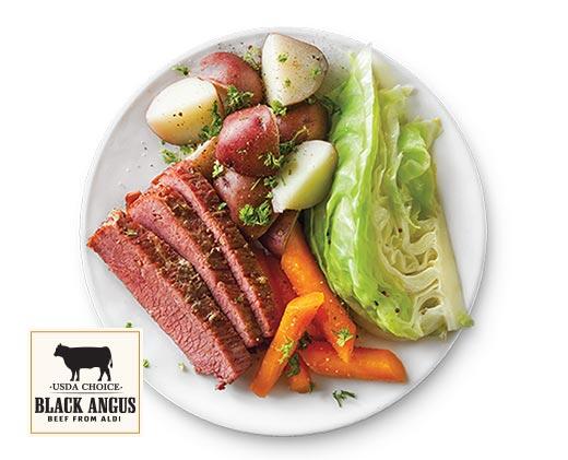 Morton's of Omaha 
 Fresh Black Angus USDA Choice Corned Beef Brisket Flat