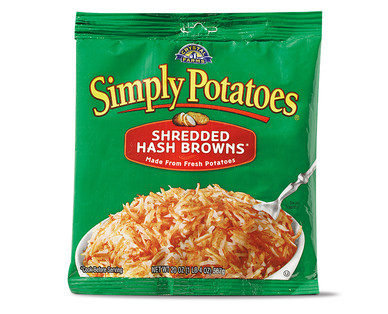 Simply Potatoes Shredded Hash Browns or Diced Potatoes with Onion