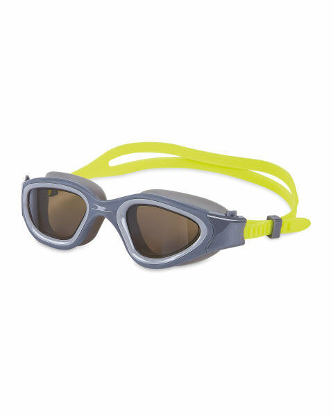 Adult Lime/Grey Reflective Goggles