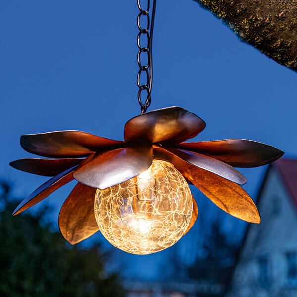 LED-Solar Lotusblume
