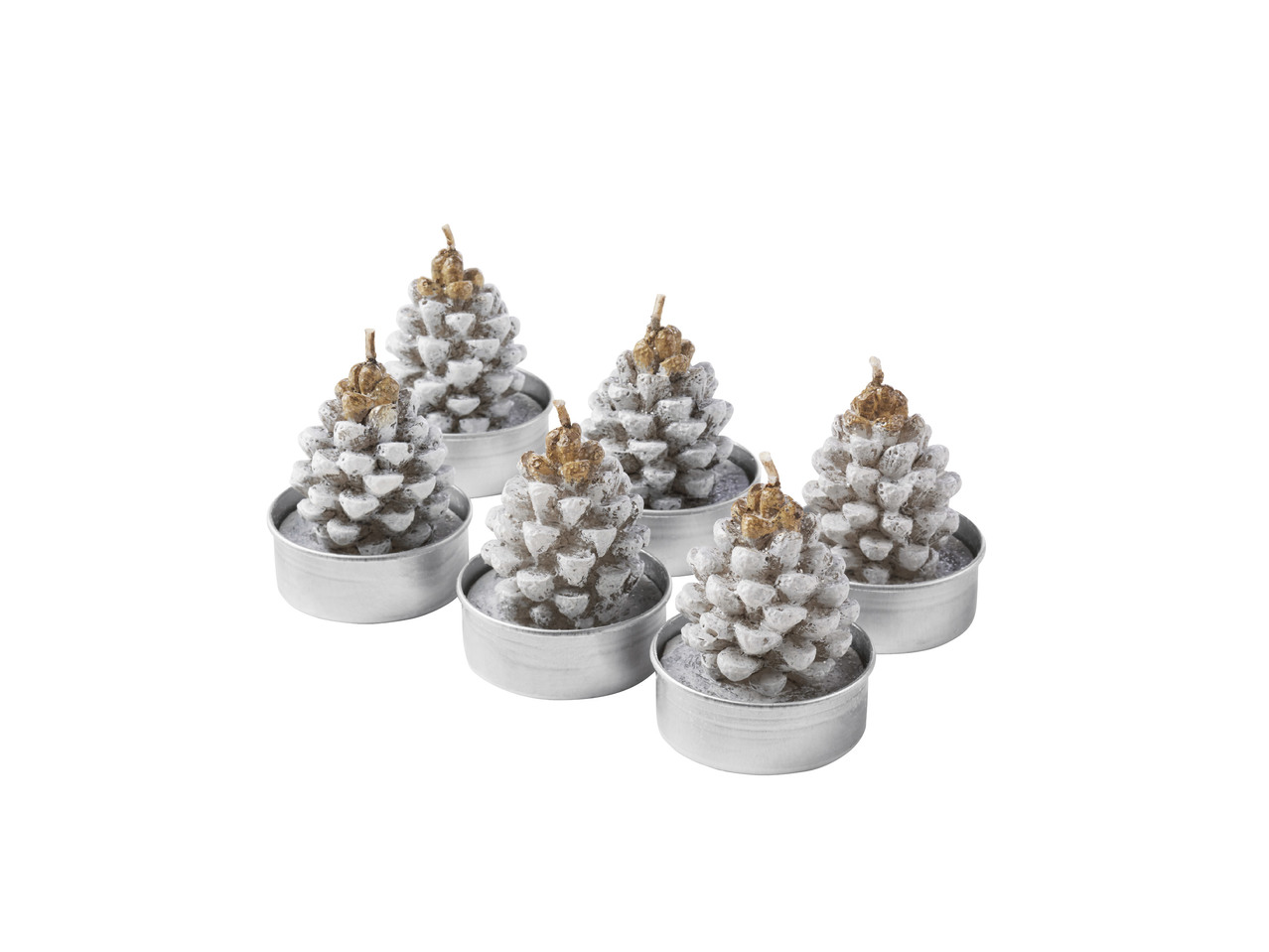 Vánoční čajové svíčky – 6 kusů