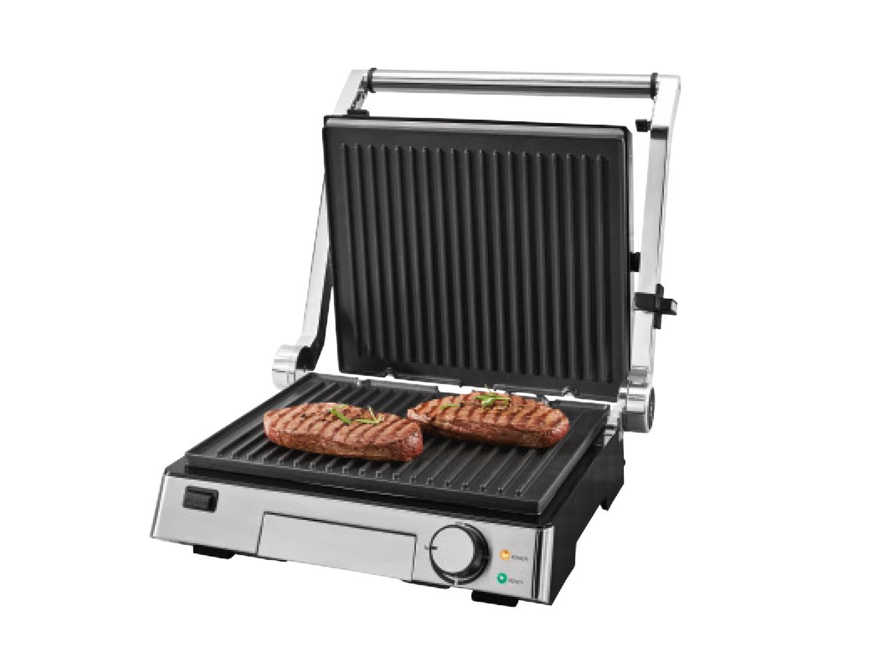 SILVERCREST KITCHEN TOOLS(R) 2000W 3-in-1 Contact Grill