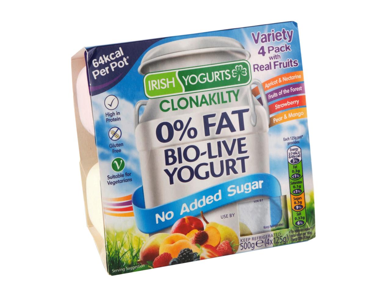 0% Bio Live Yogurts