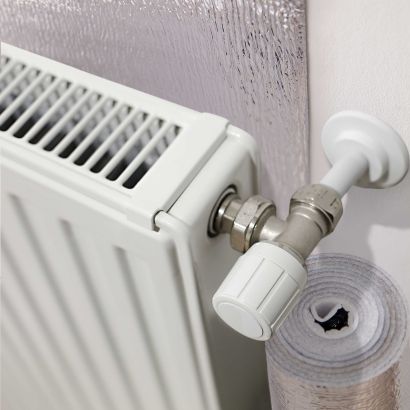 Feuille d'isolation pour radiateur