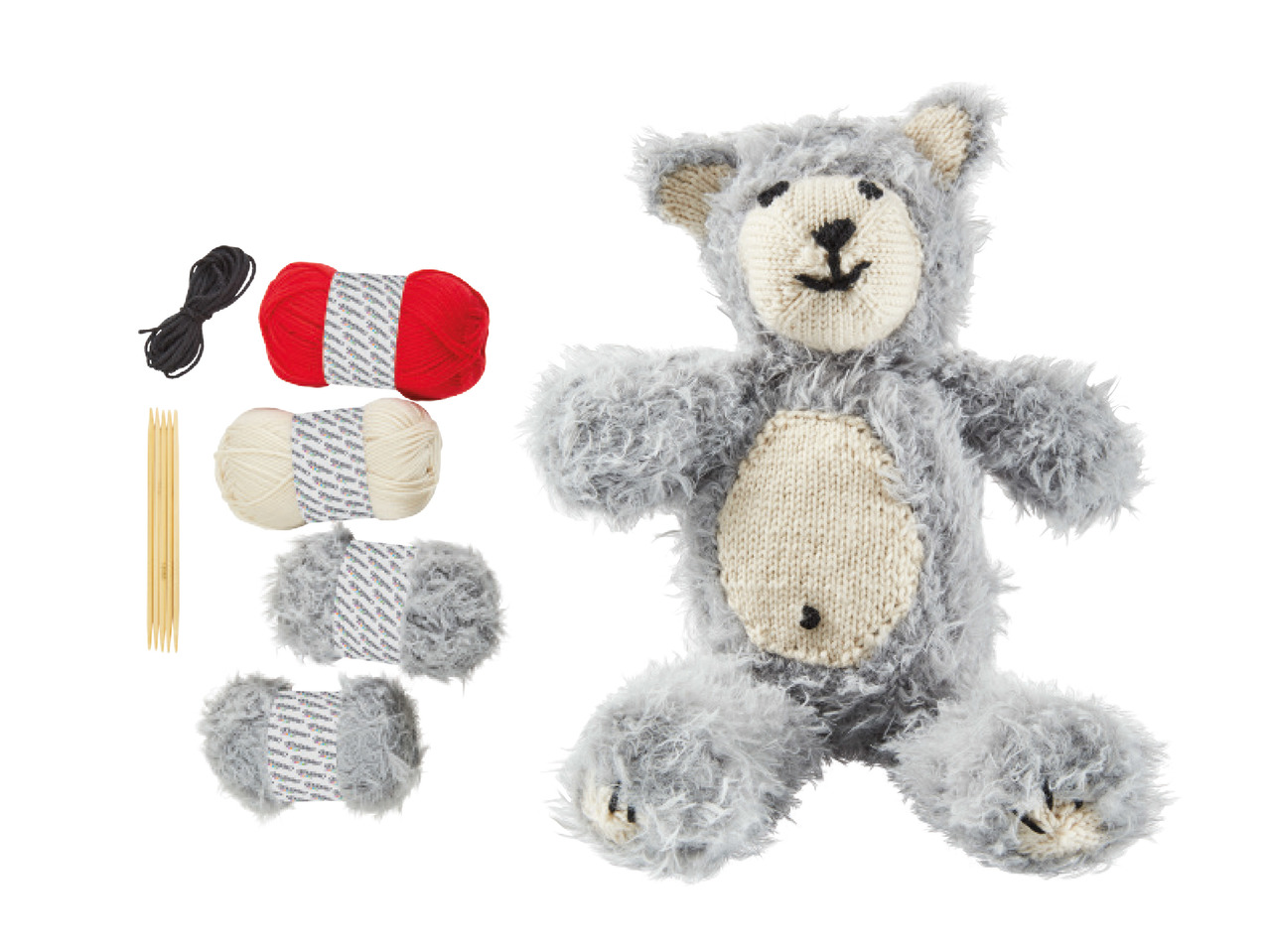 Crelando Cuddly Toy Knitting Set1