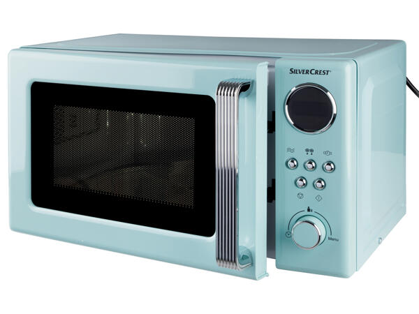 Blue Microwave Oven