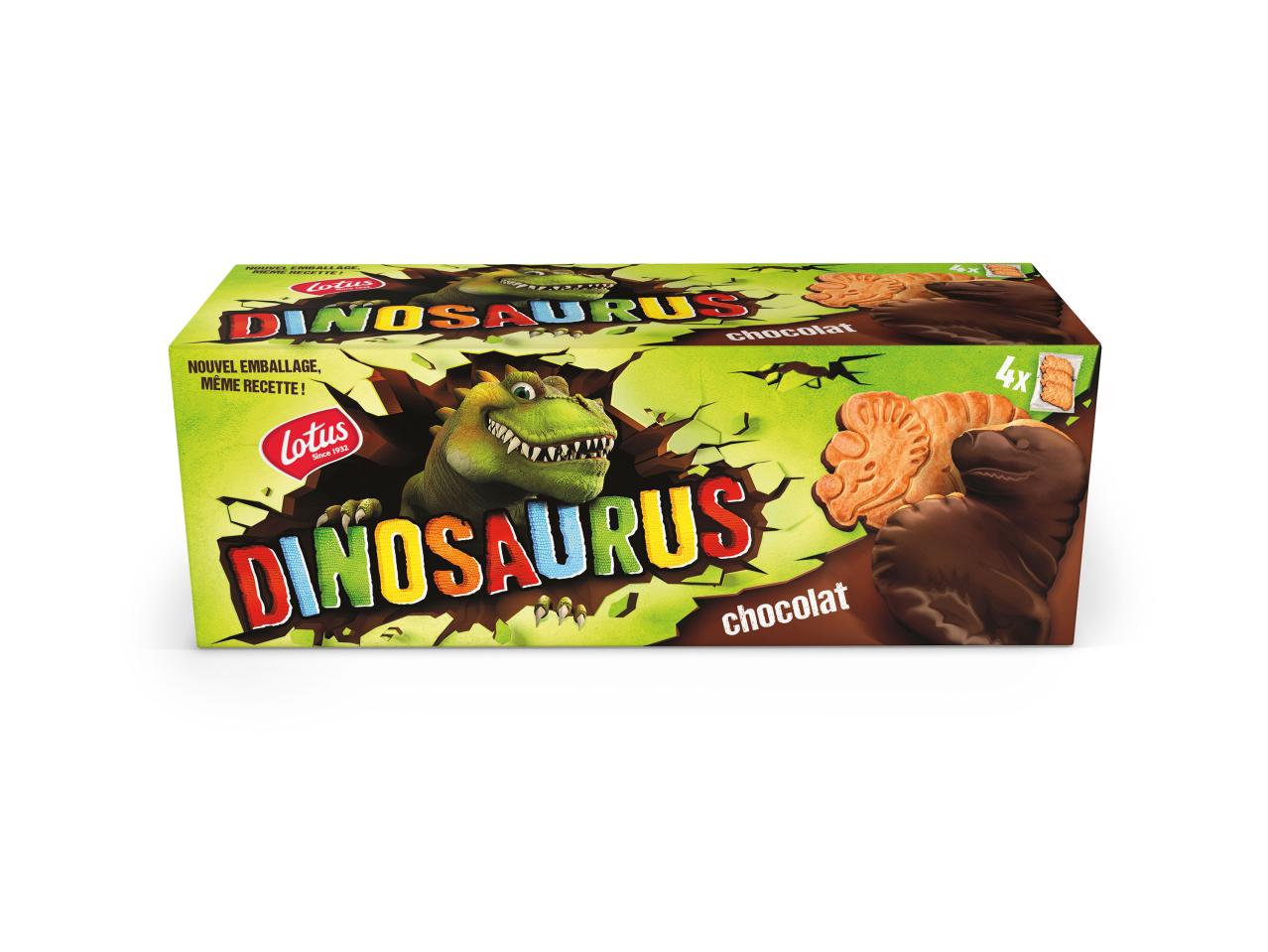 Dinosaurus met pure chocolade
