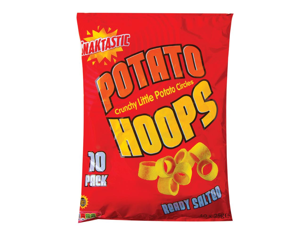 SNAKTASTIC Potato Hoops