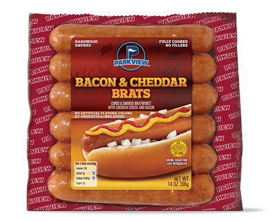 Parkview Bacon & Cheddar Brats or Chili Cheese Smoked Sausage