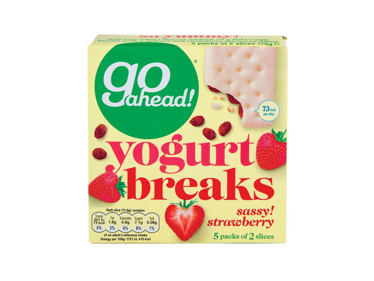 GO AHEAD Yogurt Breaks/ Crispy Slices