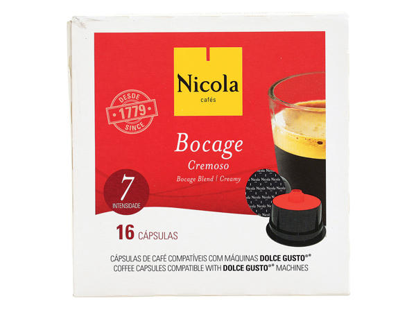 Nicola(R) Cápsulas de Café Rossio / Mundi / Bocage
