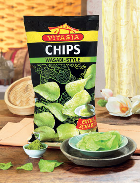 Chips au wasabi