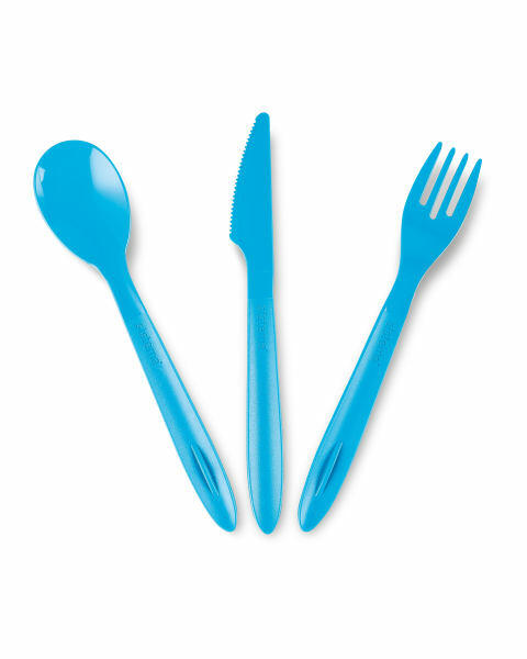 Sistema Reusable Blue Cutlery Set