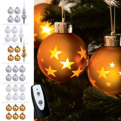 Boules de Noël à LED