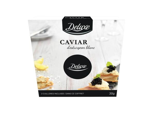 Caviar d'esturgeon blanc