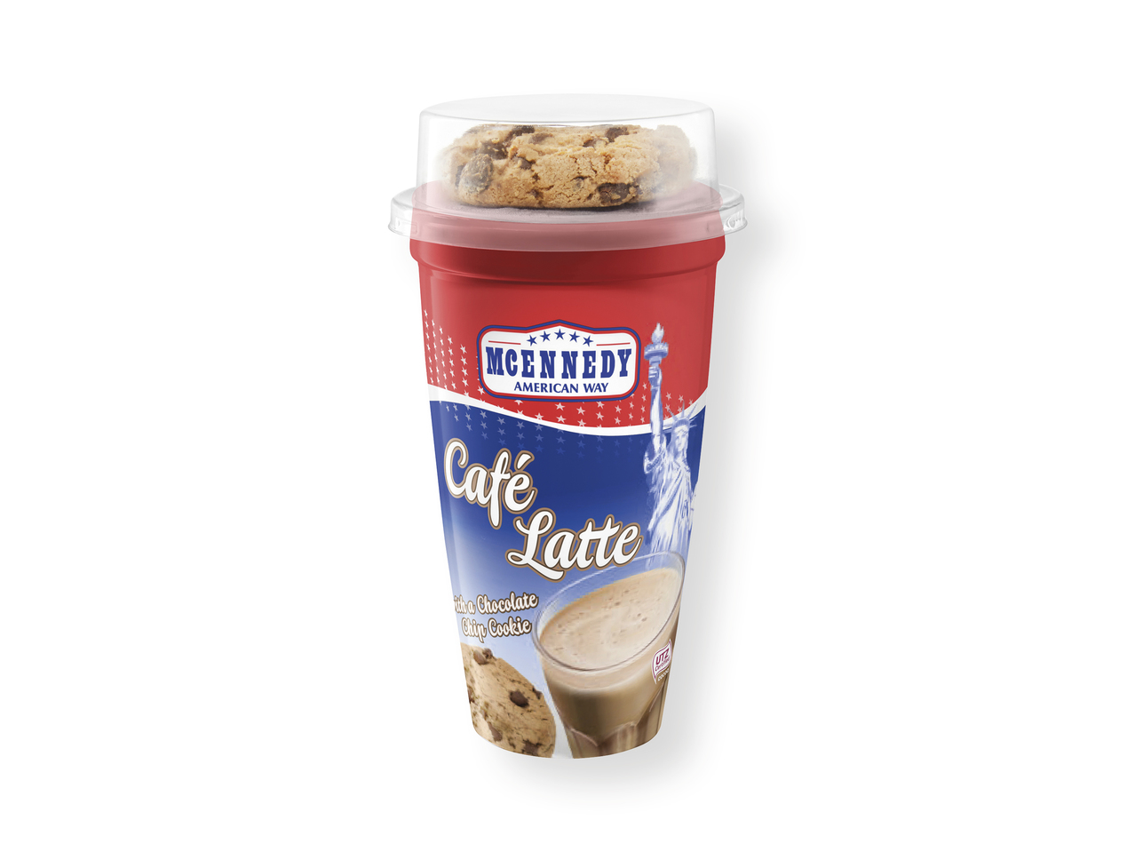 'McEnnedy(R)' Café latte con cookie
