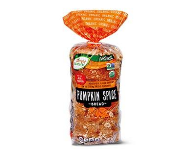 Simply Nature 
 Organic Pumpkin Spice or Seeded Pumpkin Bread