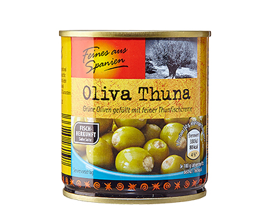 Spanische Oliven, gefüllt