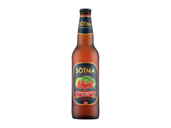 Sötma Swedish Style Strawberry & Lime Cider