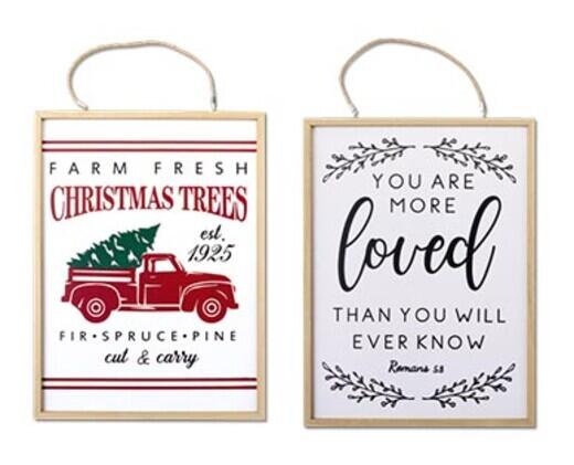 Merry Moments 
 Holiday Reversible Wall Sign