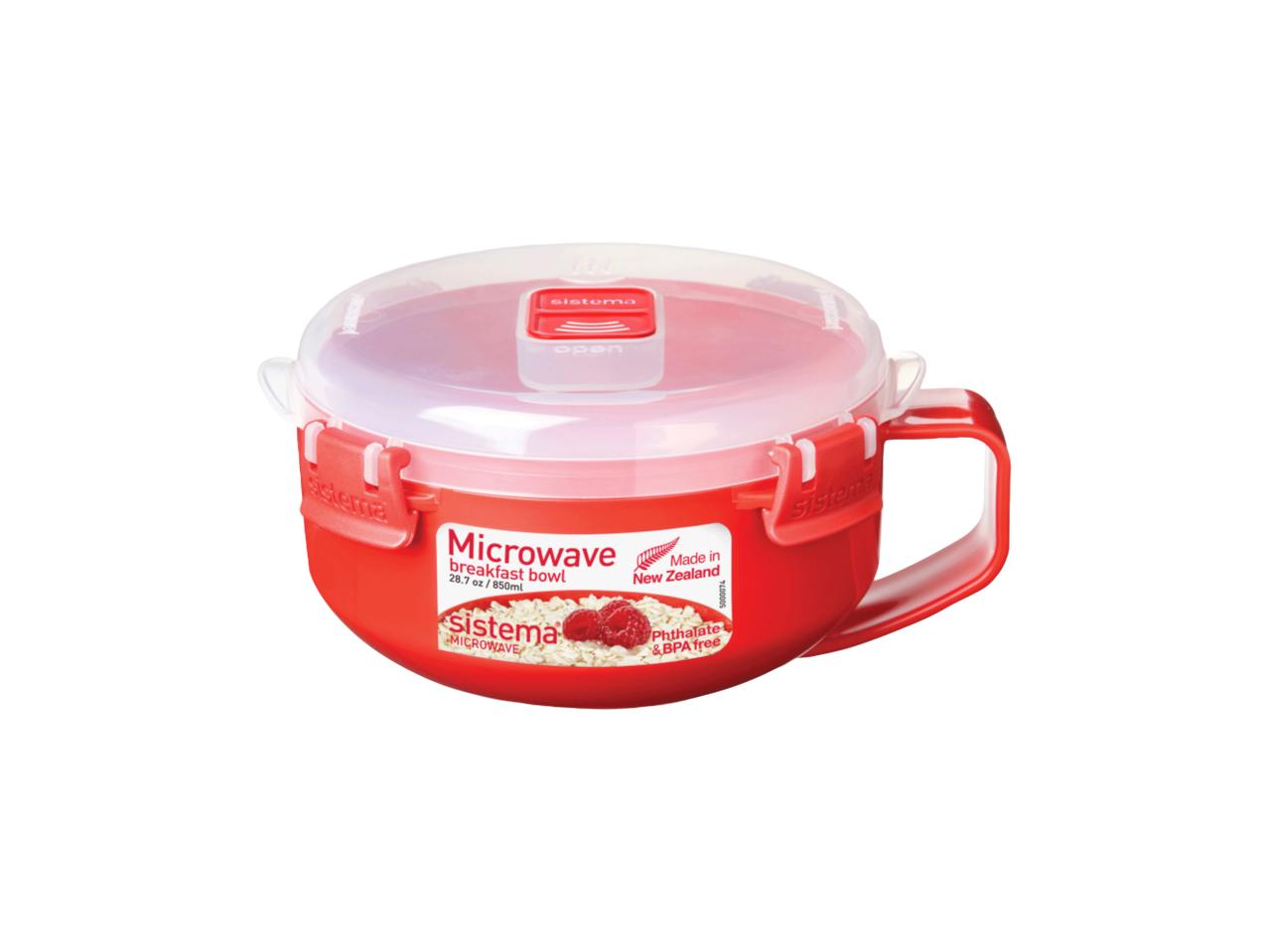 SISTEMA Microwave Soup Mug/ Breakfast Bowl/ Container