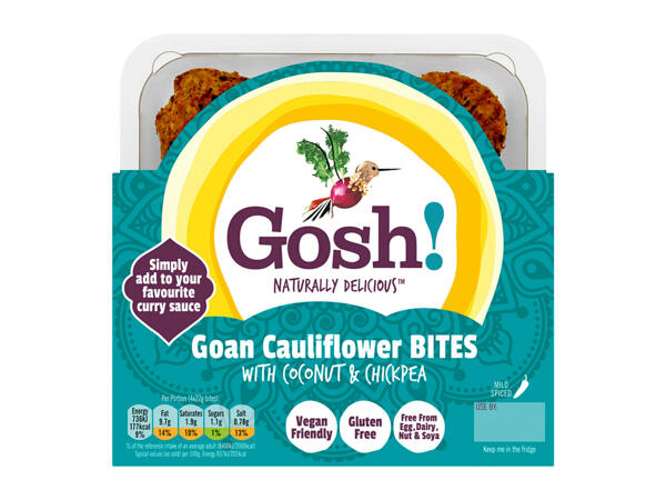 Gosh! Goan Cauliflower Bites or Saag Aloo Bites