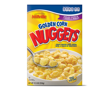 Millville Golden Corn Nuggets or Honey Puffs