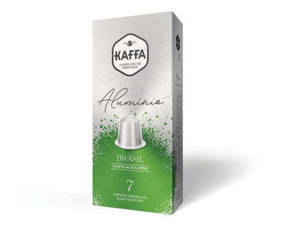 Kaffa(R) Cápsulas de Café Alumínio Brasil