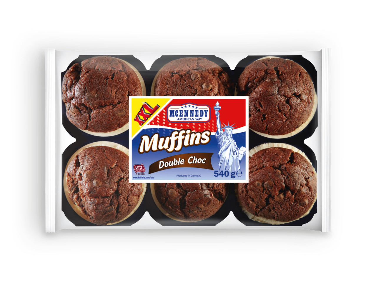 MCENNEDY(R) Muffins com Pedaços de Chocolate