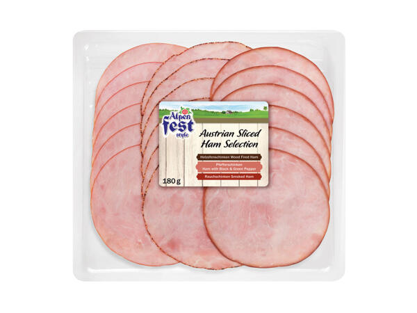 Alpen Fest Austrian Sliced Ham Selection