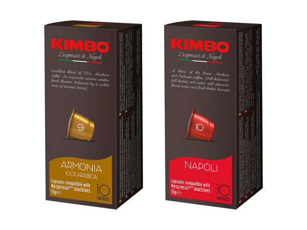 Capsules de café Kimbo