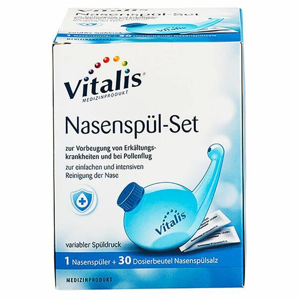 VITALIS(R) Nasenspül-Set/Nasenspülsalz