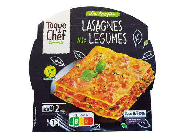 Lasagnes aux légumes / Quinoa aux légumes