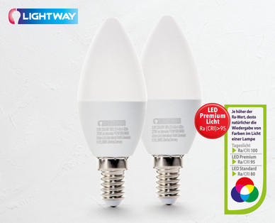 LIGHTWAY LED-Leuchtmittel, Doppelpkg.