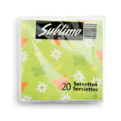 Mini serviettes, 20 pcs