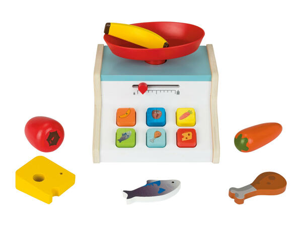 Playtive Wooden Scales, Till or Food Set