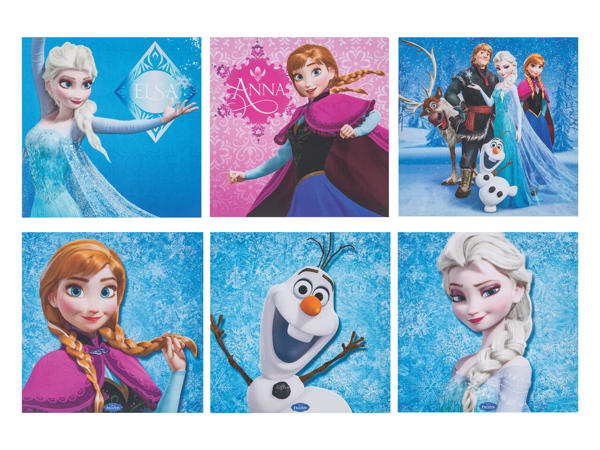 Tablou canvas, 3 piese, licență Frozen