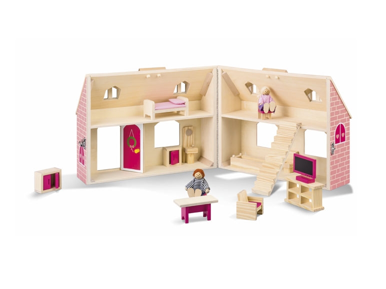 PLAYTIVE JUNIOR Wooden Farmhouse or Doll's House Set