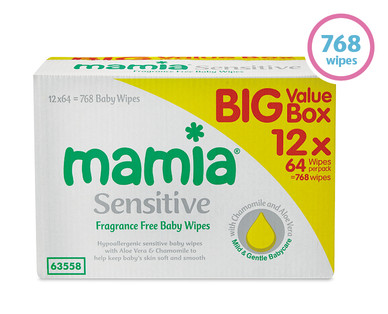 Mamia Baby Wipes Multipack
