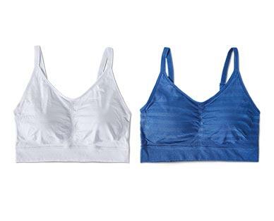 Serra 
 Ladies' 2-Pack Seamless Comfort Bras