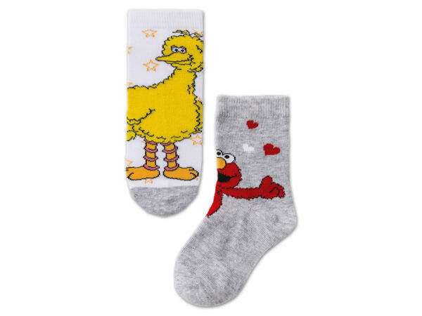 SESAMSTRASSE© Kleinkinder Socken, 2 Paar