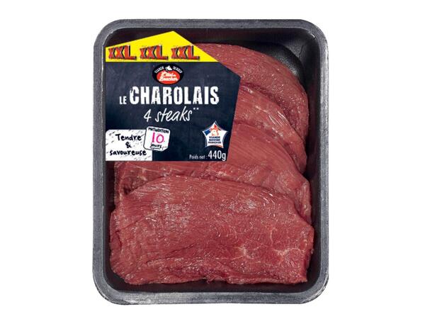 4 steaks Charolais