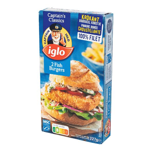 IGLO(R) 				Fish Burgers, 2 pcs