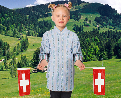Camicia stella alpina per bambini