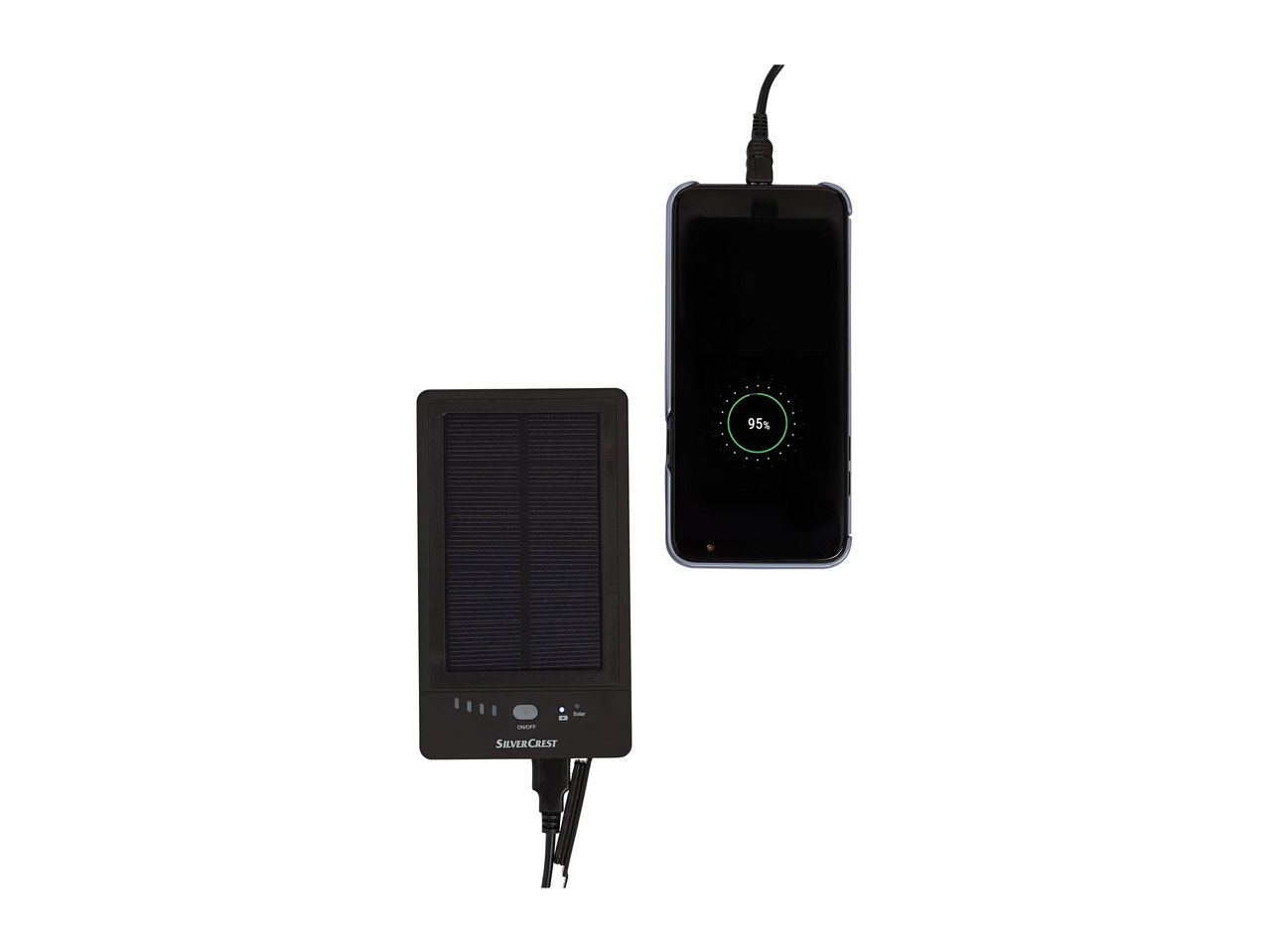 Silvercrest Power Bank with Solar Charger1