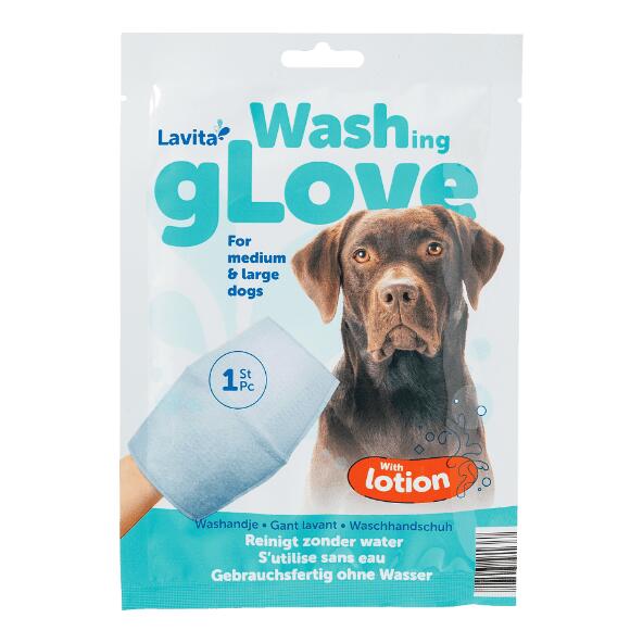 Gebrauchsfertige Waschlappen für Hunde